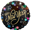 New Year Starlight Foil Balloons